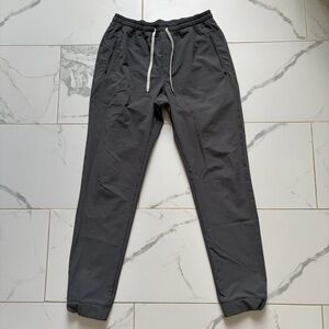 Vuori Ponto Performance Jogger Men’s Size L Grey Athleisure Nylon Spandex